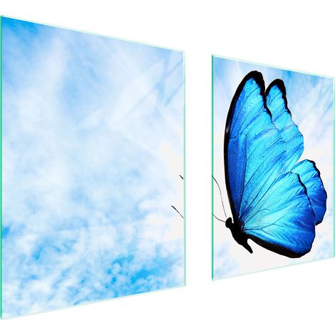 GLASSCHUTZPLATTE FÜR HERD 85x52 BUTTERFLY