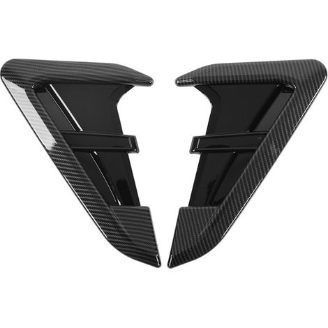 Jeffergarden Garniture de ventilation latérale de voiture, 2 pièces, accessoires extérieurs automobiles de remplacement pour X3 G01 20182021, Style Fiber de carbone-DOU