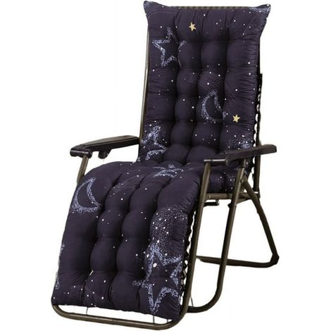 Leisure Chair Cushion, Recliner Cushion, Thick Chair Cushion, Garden Recliner, Suitable For Indoor And Outdoor (1/4)