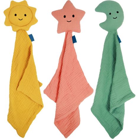 Couverture de sécurité douce et moelleuse pour bébé, cadeau unisexe pour nouveau-né garçon ou fille (1/5)