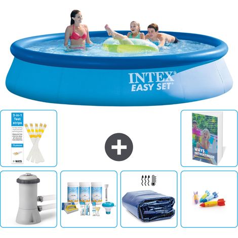 Intex Piscina Easy Set Rotonda - 396x84 cm - 7-pezzi  S282