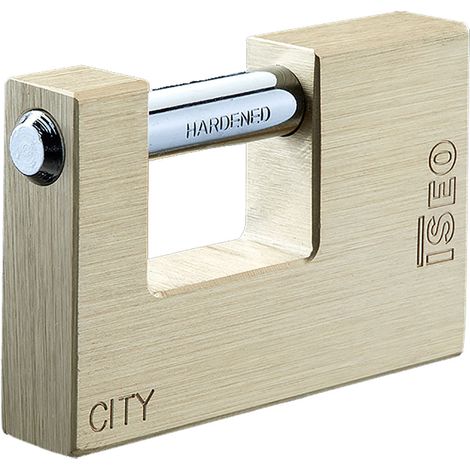 LUCCHETTO ANTISCASSO mm 90 - cifratura unica- 6 pezzi  - ISEO