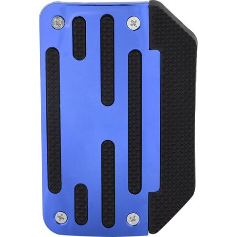 Rutschfeste Gas- und Bremspedale aus Aluminiumlegierung für Automatikfahrzeuge, blaue Pedalabdeckung, Autozubehör, 2-teiliges Set (1/5)