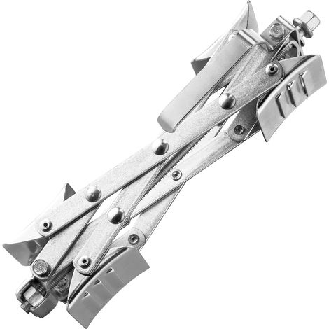 Calage de Roue en X pour Camping-Car, Stabilisateur Universel, Espace Pneu 1,5" à 10", Lot de 2 avec Clé à Cliquet et Sac de Rangement (1/5)