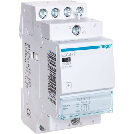 Contactor modular 25A 2NO 2NC 230V AC ESC427