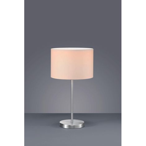 Lampada tavolo da Interno E27 in Metallo Nickel Opaco (1/2)