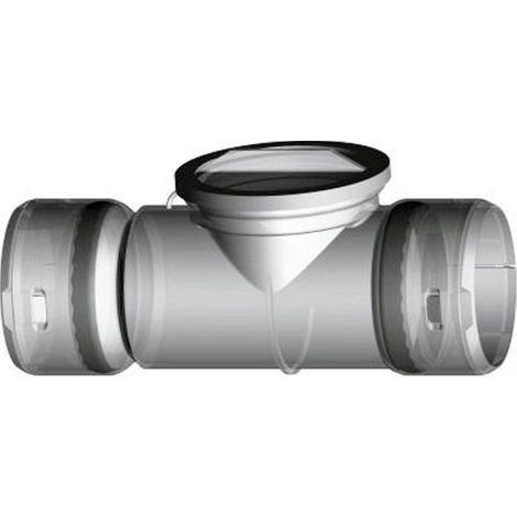 Wolf Revisionsrohr DN 60 flexibel, Länge 240mm, Polypropylen