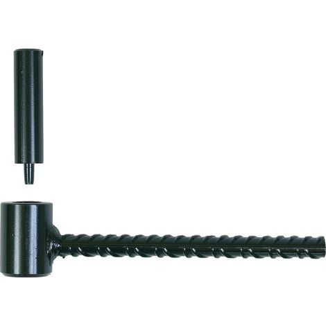 ing-fixations A856355 gozne negro doble para persianas pesadas