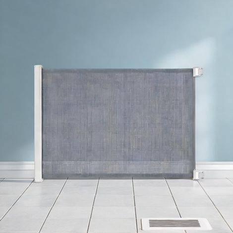 Barrière pour animaux gris en métal 115 x 5 x 83 cm (1/5)