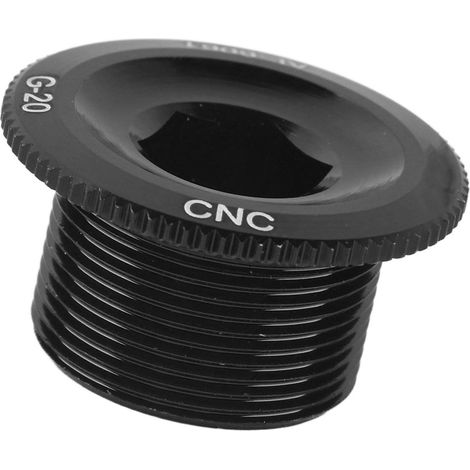 Vis de fixation de manivelle de vélo GUB en alliage d'aluminium durable (noire) (1/5)