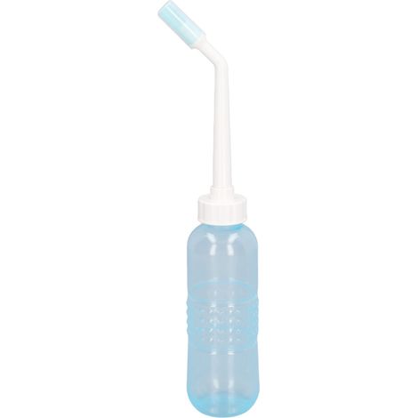 560ml Bouteille Bidet Portable à Pression Manuelle pour Femmes Enceintes, Bleu Transparent, Vaporisateur Hygiénique Lavable (1/5)