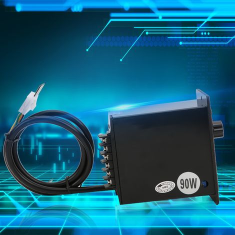 BERM Motordrehzahlregler mit Potentiometer, Gewindeknopf, 3,96-mm-Schnittstelle, AC 220 V, 50/60 Hz, 90 W (1/5)