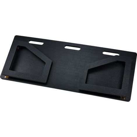 Planche de rebond football portable 114,3 x 45,7 cm, mur d'entraînement pliable en PEHD avec 2 angles, équipement de pratique pour passes et tirs, enfants et adultes (1/5)