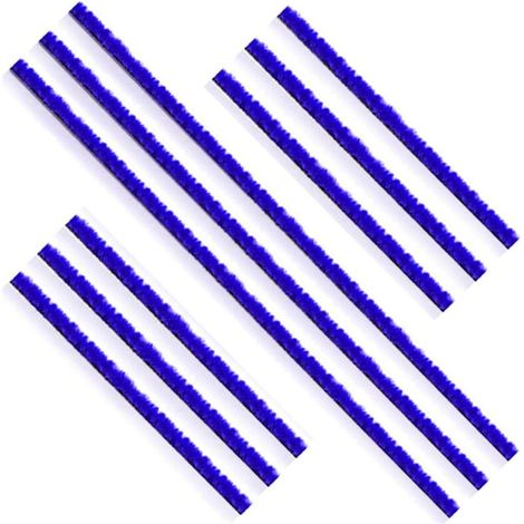 9PCS Plush Strips for Dyson V6 V7 V8 V10 V11, Soft Plush Stripe Strips, Replacement Strips, for Dyson Vacuum Cleaner Electric Brush Adhesive Strip, 3 Long 6 Short Soft Plush Strip (1/3)