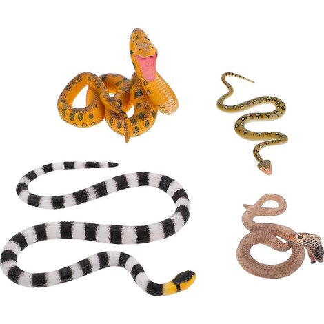 Stück lebensechte künstliche Schlangen als Spielzeug für Halloween-Dekorationen-7X4.5CM (1/2)