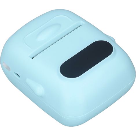 Imprimante d'étiquettes thermique portable sans fil BT 203 dpi, machine à étiquettes pour vêtements et loisirs créatifs, bleu (1/5)