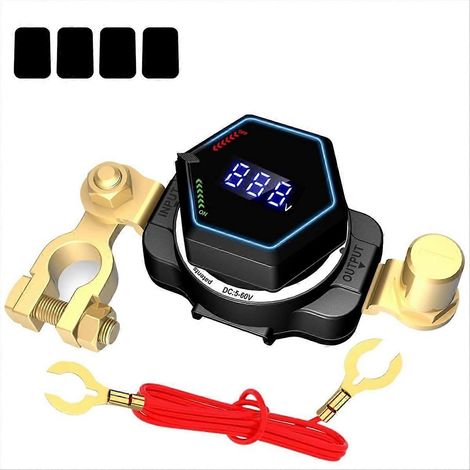 5-60V DC digitaler Hauptbatterietrennschalter mit integriertem Voltmeter für maritime Anwendungen (1/5)