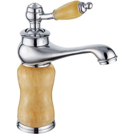 RUBINETTO MISCELATORE EFFETTO MARMO MONOCOMANDO BAGNO CASA 61072
