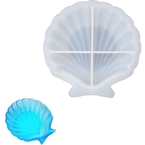 Moule en silicone - Résine Epoxy - 111x111mm - Couleur blanche - Pour adultes - Mixte (1/4)