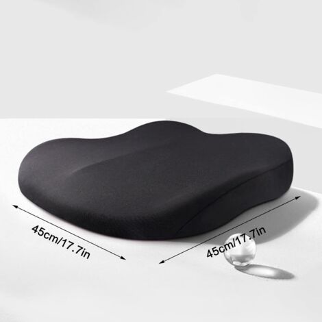 Cuscino rialzato per auto per adulti – Altezza 10 cm – Tessuto traspirante – Schiuma a memoria di forma – Migliora la visibilità e il comfort di guida (1/4)