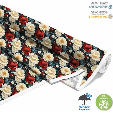 TESSUTI DECORATIVI PER ESTERNI OXFORD - Motivo Fiori I DX5168 (1/5)