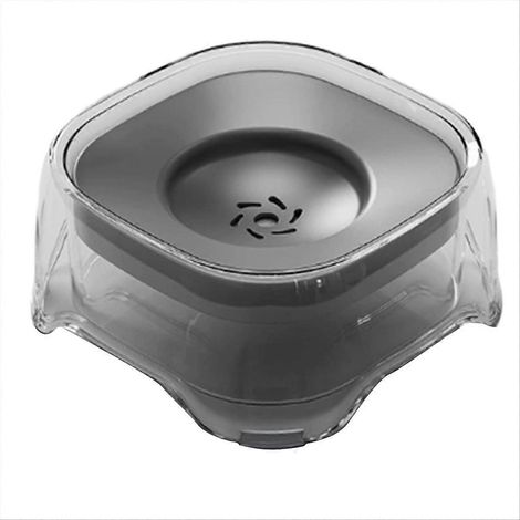 Spritzgeschützter Hundenapf mit großem Fassungsvermögen (2 l) für Wasser und Futter, ohne dass das Maul der Katze nass wird. Hundezubehör. (1/5)