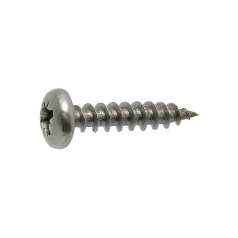 Vite a legno truciolare testa cilindrica pozidriv - Inox A4 3x20 mm - Confezione da 200