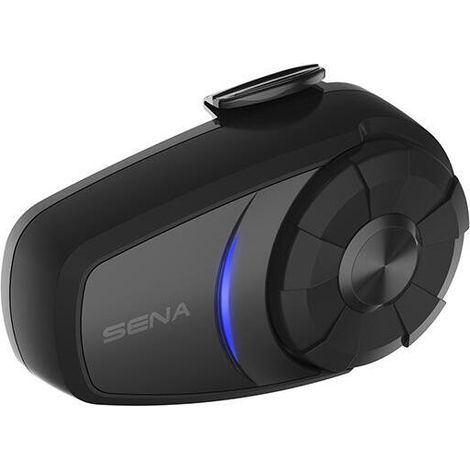 Intercomunicador para motocicleta SENA 10S Bluetooth 4.1 con alcance de hasta 1600 m y micrófono universal (sin radio) (2 juegos) (EL) - Reemplaza al modelo 10S-01D