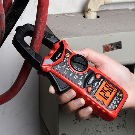 Pince ampèremétrique numérique AC 600A Multimètre testeur tension courant capacité température NCV avec écran LCD (1/5)