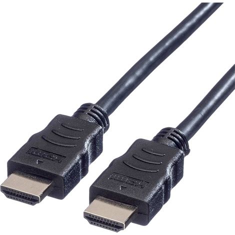 Value HDMI Cavo Spina HDMI-A 10.00 m Nero 11.99.5546 Schermato Cavo HDMI (1/4)