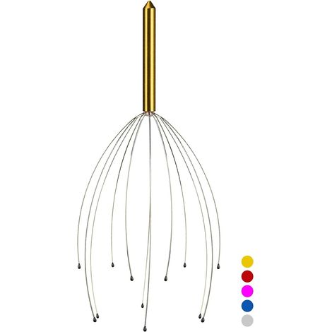 Masseur de tête de poulpe (doré)