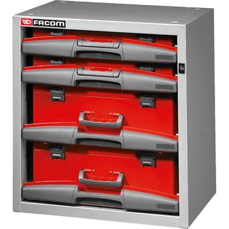 FACOM Regal klein hoch 4 Schubladen lose (1/2)