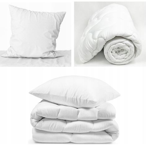 Set Easy Sleep composto da piumone singolo per tutte le stagioni, 155x200 cm + cuscino 50x60 cm. (1/5)