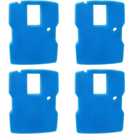 Lot de 4 pièces de rechange pour filtres en coton pour fontaines de bassin, compatibles avec les filtres de bassin CUF-6000 et les pompes de fontaine de 660 GPH. (1/5)