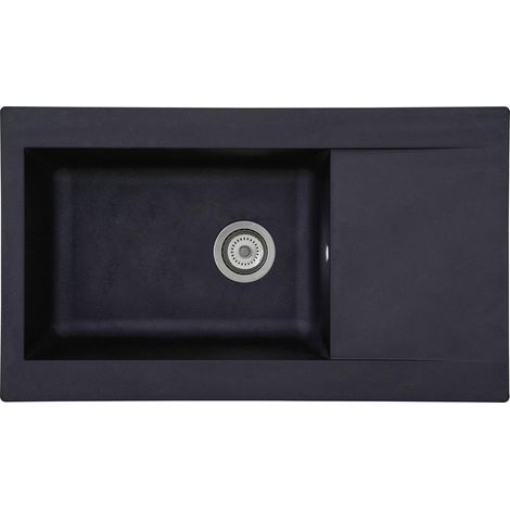 respekta Mineralite Einbauspüle 1 Becken Denver 86 x 50 cm Spülbecken Spüle
