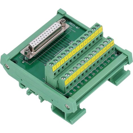 DB25 auf Klemmenstecker-Adapterplatte, gerade Buchse mit Gehäuse, DC60V DB25-M7