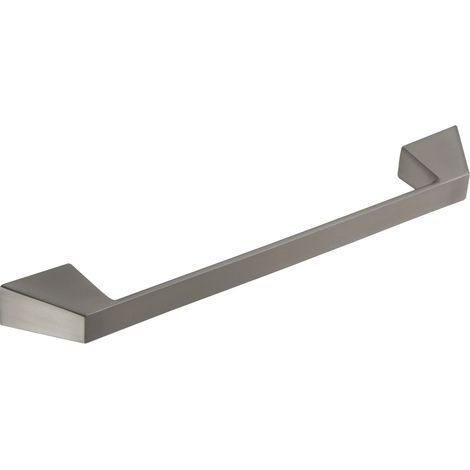Griff Amund LA 160 mm, Breite 208 mm, Aluminium Edelstahl Effekt dunkel