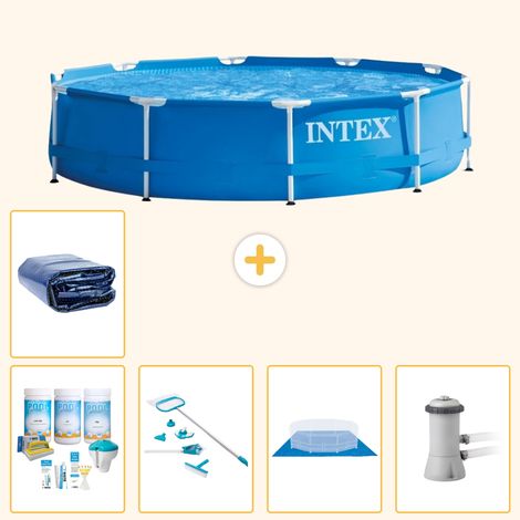 Intex Piscine Tubulaire Ronde - 366x76 cm - 6-pièces S20442 (1/5)