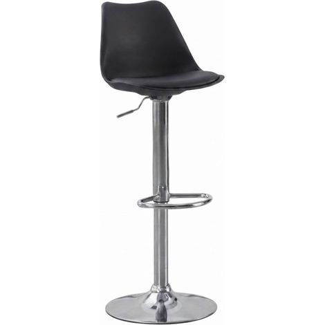 Taburetes Cocina - Taburete Alto Regulable Synk - Negro (1/5)