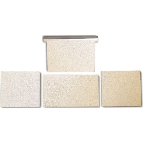 Habillage de foyer pour poêles à cheminée Baronesse de Jydepejsen - vermiculite - 4 pièces