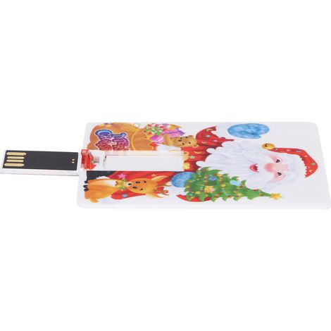 Niedlicher und lustiger USB-Stick mit Weihnachtsmann-Motiv (16 GB), Datenspeicherstick, Weihnachtsgeschenk, 09 (1/5)