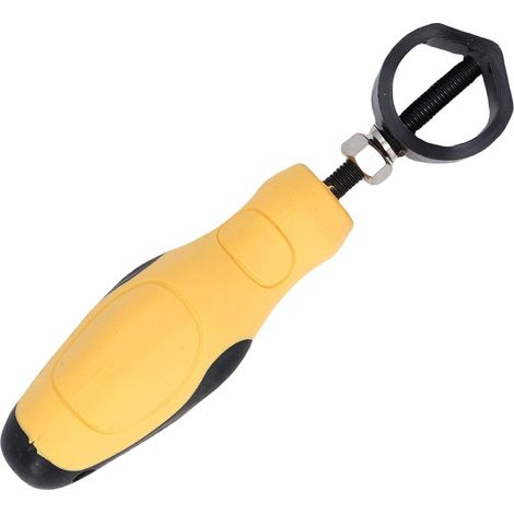 Porte-poinçon métallique à poignée sécurisée acier frappé à main pinces auxiliaires gravure marqueur outil cuir perçage (1/5)