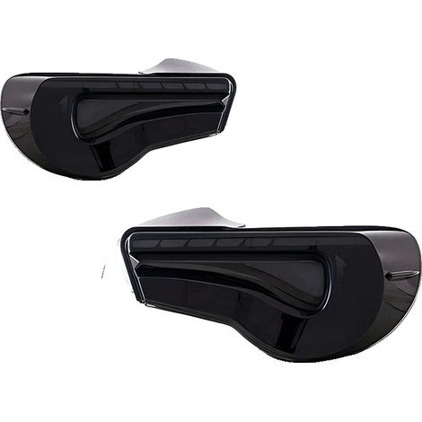 Set di fanali posteriori, compatibili con Toyota GT86 Subaru BRZ, tecnologia LED, indicatori di direzione dinamici, fumé (coppia) (1/2)