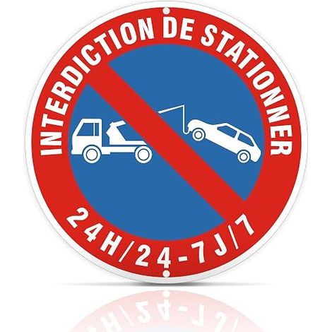 Parking Sign Aluminium 11.8 x 30 cm, waterproof metal sign (1/5)