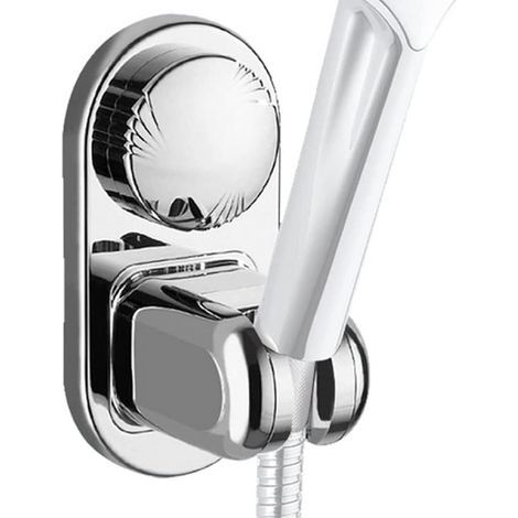 Supporto per soffione doccia, supporto regolabile per soffione doccia portatile, supporto a ventosa per spruzzatore bidet per cucina e bagno (1/5)