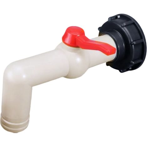 Raccord Robinet Plastique - Pour Reservoir IBC 1000 L - Adaptateur Cuve Jardin - Filetage Gros DN40 DN50 - 32 mm