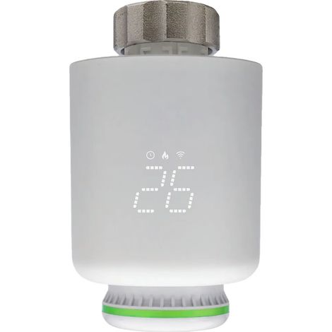 Tête thermostatique intelligente PNI CT24 pour radiateur, application mobile Tuya Smart (1/5)