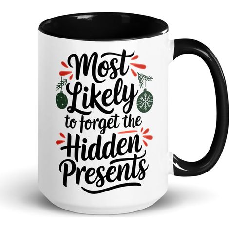 Tasse De Noël - Céramique - 15 Oz - Intérieur Couleur - Lave-vaisselle Et Micro-ondes - 1 Pièce (1/3)