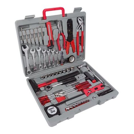 Velleman Caja de herramientas completa gris 555 piezas (1/2)