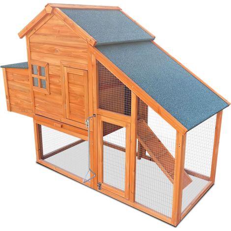 Poulailler Aga pour poules 173x66x120 cm (1/5)